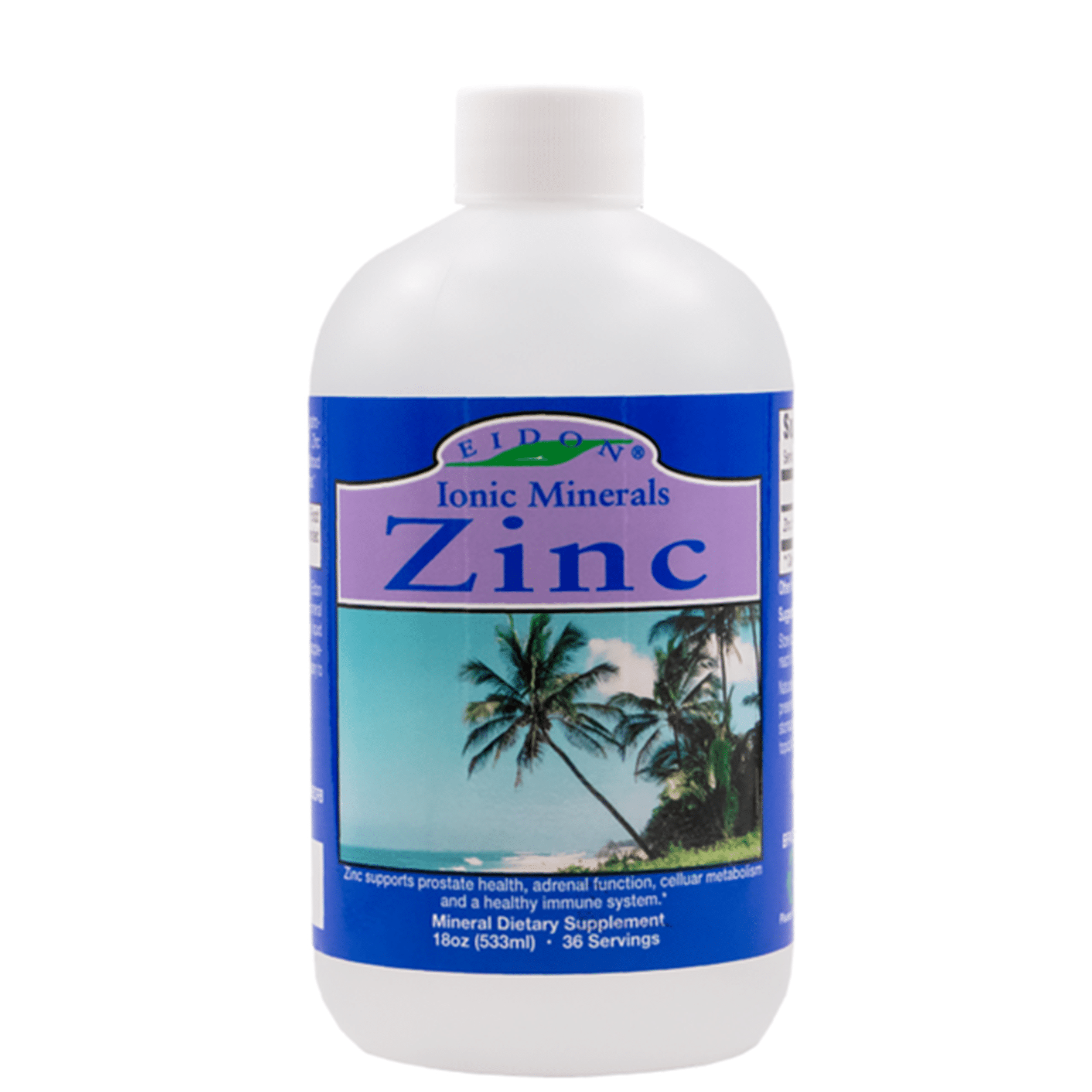 Eidon Ionic Minerals Liquid Zinc Mineral Dietary Supplement (18 oz ...