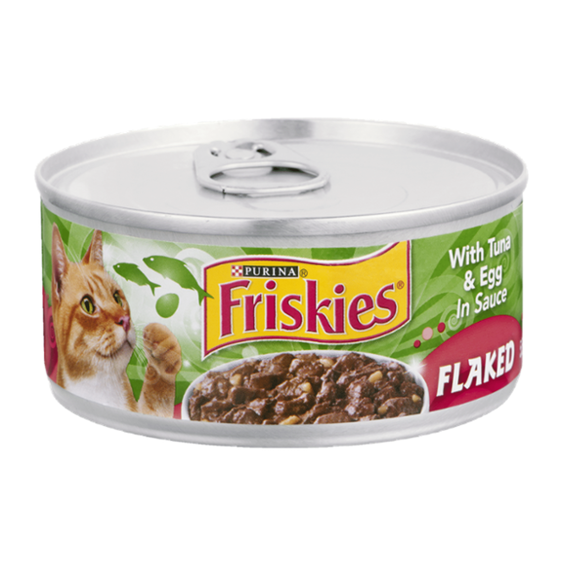 Friskies Wet Cat Food, Flaked With Tuna & Egg