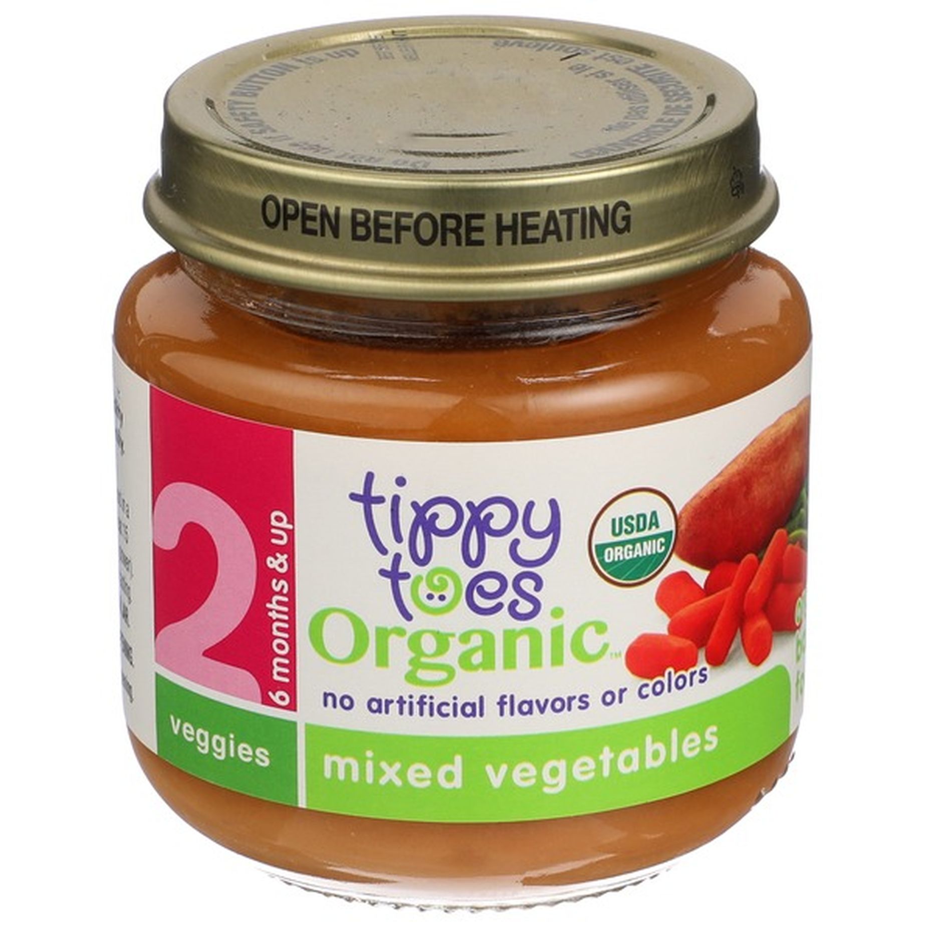 Tippy Toes Organic Mixed Vegetables Organic Baby Food (4 oz) Delivery