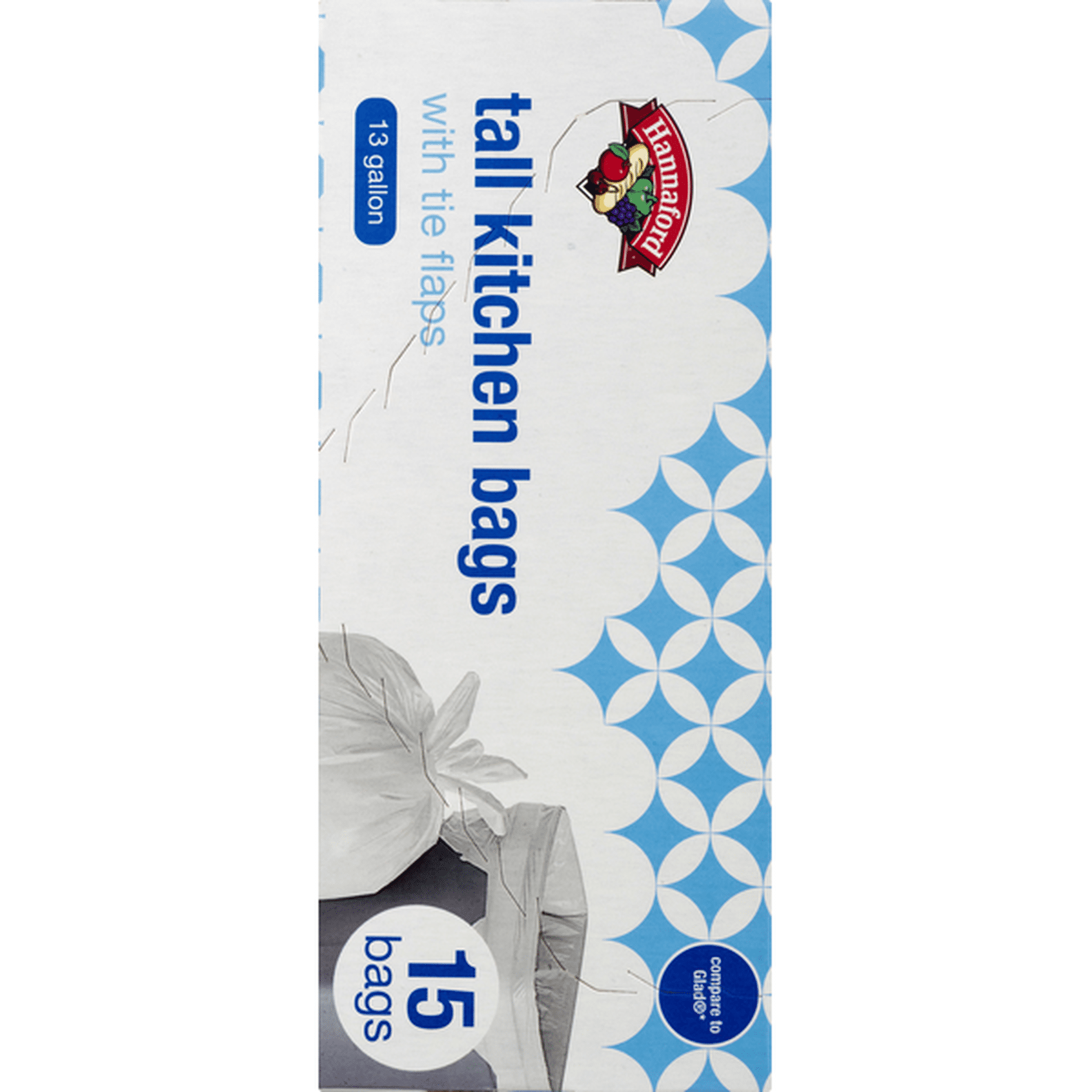 Hannaford Tall Kitchen Trash Bags (15 ct) Delivery or Pickup Near Me