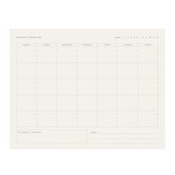 The Container Store Monthly Overview Pad - White - 11" x 8-1/2"