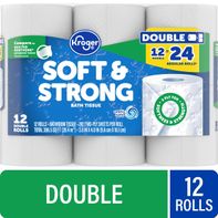Kroger® Soft & Strong Toilet Paper Double Roll