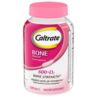 Caltrate 600+D3 Calcium and Vitamin D Supplement Tablets