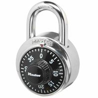 Master Lock Black Dial Combination Padlock