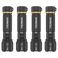 Duracell Hybrid Flashlight, 1500 Lumens, 4-count
