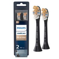 Philips Sonicare Premium All-in-One A3 Replacement Toothbrush Heads, HX9092/95, Smart Recognition, Black