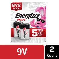 Energizer MAX 9V Batteries , 9 Volt Alkaline Batteries