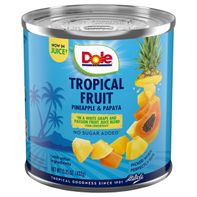 Dole® Tropical Fruit Pineapple and Papaya in Juice