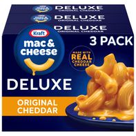 Kraft Deluxe Original Cheddar Mac & Cheese Dinner