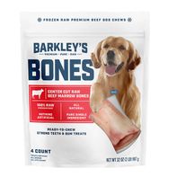 Barkley's Bag Center Cut Raw Beef Marrow Bones Dog Treat