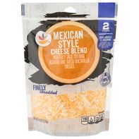 Store Brand Finely Shredded Mexican Style Cheese Blend