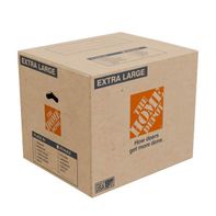 The Home Depot Extra Large Moving, Shipping, Packing Box With Handles