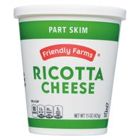 Friendly Farms Part Skim Ricotta Cheese