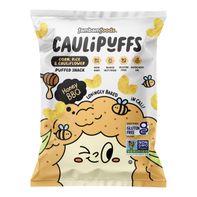 CauliPuffs Honey BBQ, Corn, Rice & Cauliflower Gluten Free Puffed Snack