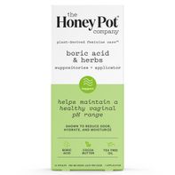 The Honey Pot Company Boric Acid and Herbal Suppositories, + Applicator