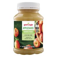 Giant Eagle Unsweetened Applesauce Jar