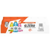 Gatorade Zero Sugar Thirst Quencher, Variety Pack, 12 fl oz, 28-count