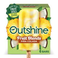 Outshine Pina Colada Fruit Blends Frozen Fruit Bars, 6 Count