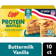 Kellogg's Eggo Protein Buttermilk Vanilla Waffles, Breakfast Food