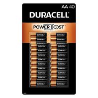 Duracell Coppertop Alkaline AA Batteries, 40-count