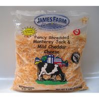 James Farm - Fancy Shredded Cheddar & Monterey Jack Cheese - 5 lb Bags