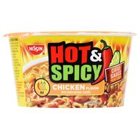 Nissin Ramen Noodle Soup, Hot & Spicy, Chicken