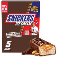 SNICKERS Ice Cream, Chocolatey Caramel Peanut Butter Ice Cream Bars