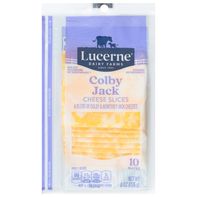Lucerne Cheese Slices, Colby Jack