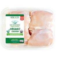 Sprouts Organic Fresh Free Range Boneless Skinless Chicken Thigh