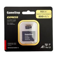 GameStop Express 512GB microSDXC Card With Adapter - Compatible With Nintendo Switch 2