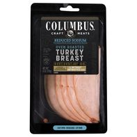 Columbus Reduced Sodium Oven Roasted Turkey Breast Sliced