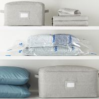 The Container Store Medium Flat Vacuum Bags - Clear - 21-1/4" x 36"
