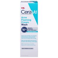 CeraVe Acne Foaming Cream, Wash, Maximum Strength