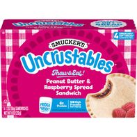 Smucker's Uncrustables Peanut Butter & Raspberry Spread Sandwich