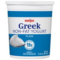Meijer Plain Greek Strained Nonfat Yogurt