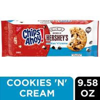 CHIPS AHOY! Chewy Hershey'S Cookies 'N' Creme Bar-Inspired Cookies 9.58 oz