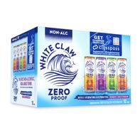 White Claw Zero Proof Variety Pack, 12 Pack, 12 fl oz Cans