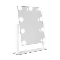 The Container Store 9-Bulb Hollywood Mirror - White