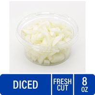 Fresh Cut Yellow Onions Diced