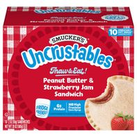 Smucker's Uncrustables Peanut Butter & Strawberry Jam Sandwich