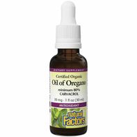 Natural Factors Oil of Oregano 80% Carvacrol Certified Organic