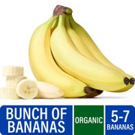 Fresh Bunch of Organic Bananas – 5-7 Bananas