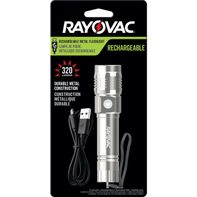 Rayovac 320 Lumens Rechargeable LED Flashlight