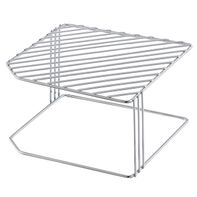 The Container Store Single Corner Shelf - Chrome - 10" Sq. x 5-1/2" H