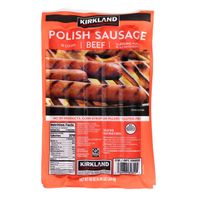 Kirkland Signature Beef Polish Sausage, 4.3 oz, 15-count