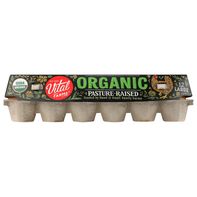Vital Farms Organic Pasture Raised Large Grade A Brown Eggs