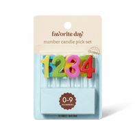 Favorite Day Rainbow Number Candles