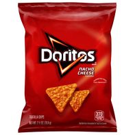 Doritos Tortilla Chips, Nacho Cheese Flavored
