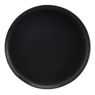 Black Ceramic Dinner Plate