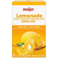Meijer Lemonade Drink Mix